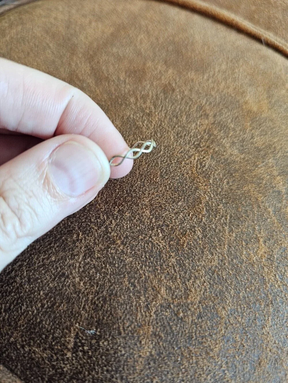 Vintage Dainty Silver Tone Infinity Style Ring Sz 6